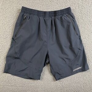 Souke Sports Men's Mountain Bike Cycling Bicycle Shorts L  Elastic Waist navy